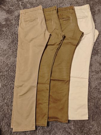 Herren Chino Hosen Set, Grösse W33 L34, WE Fashion