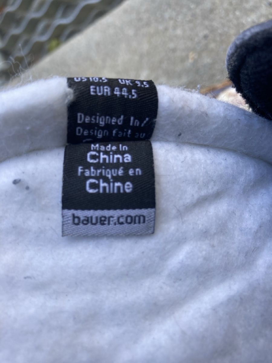 Bauer Pattini da ghiaccio: Eishockeyschlittschuhe Bauer schwarz – Usato da Winterthur venduto da Smass 1