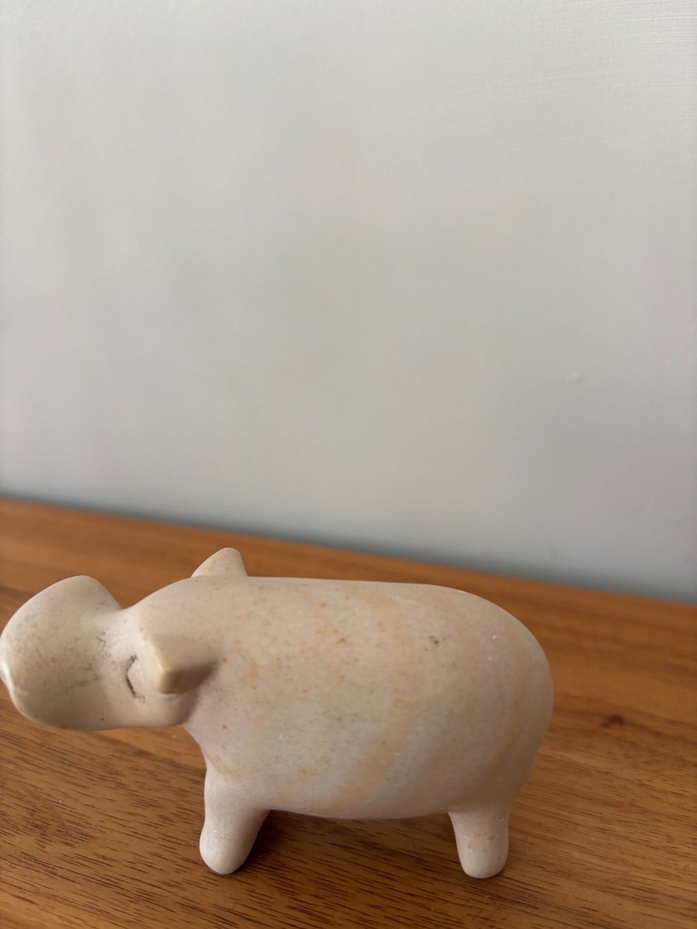 Figuren: Nilpferd aus Stein, NEU, ca. 9 cm x 5 cm – Neu (gemäss Beschreibung) aus Laax GR von wil_66wq 2