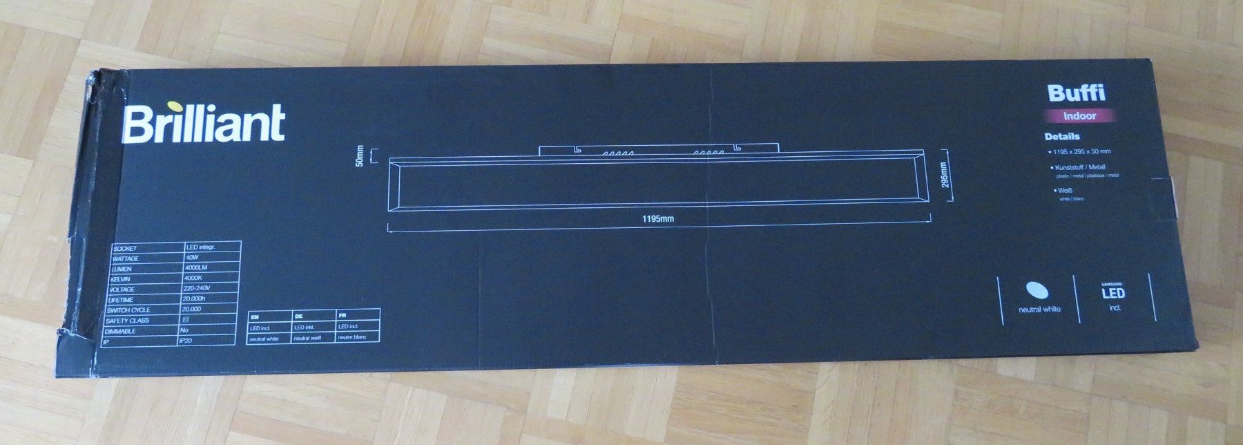 Kronleuchter & Deckenlampen: Brilliant - LED-Panel Deckenlampe Lampe Buffi / NEU – Neu und originalverpackt aus Wetzikon ZH von Nicki6 1