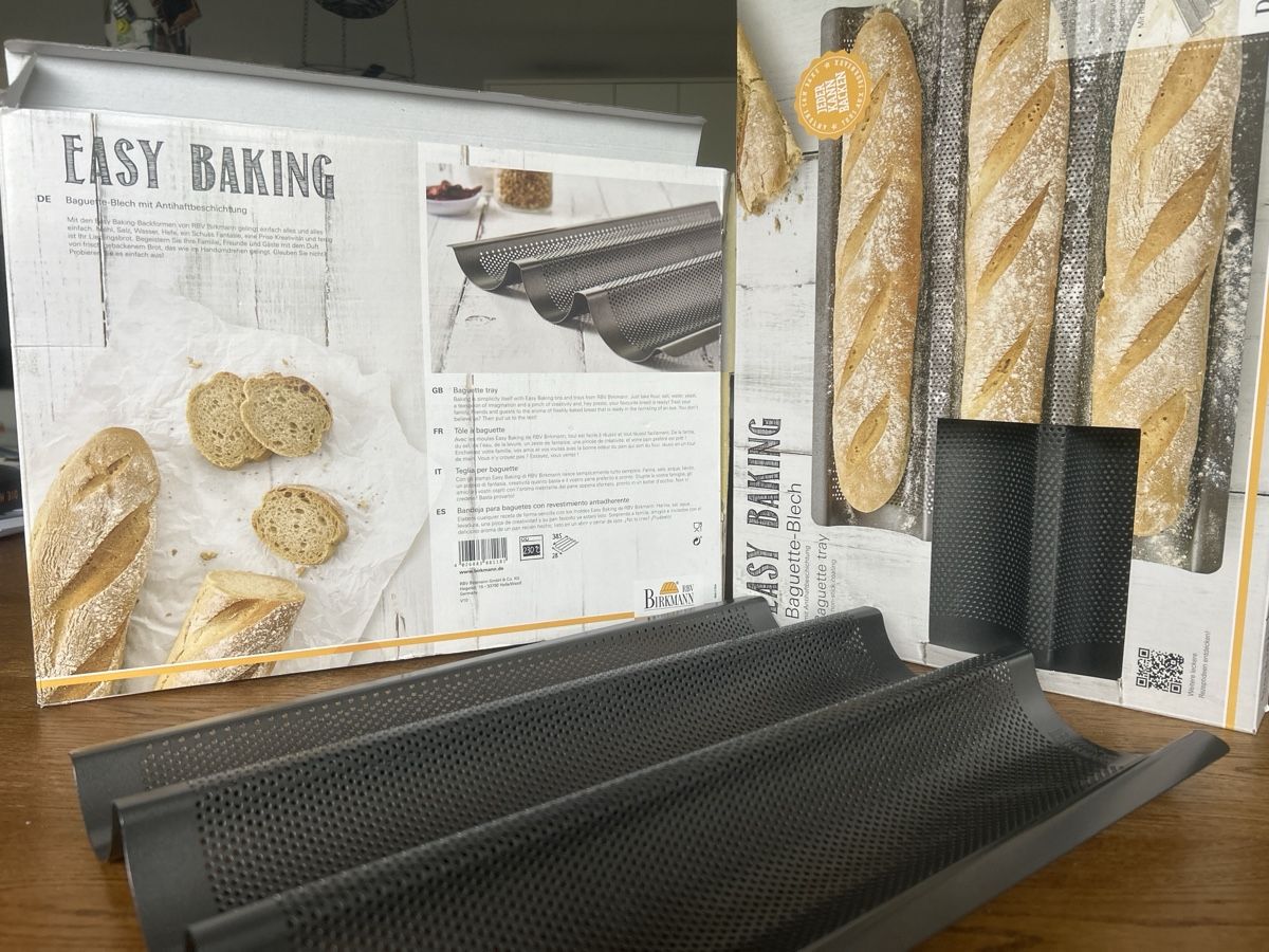 Teglie da forno: 2Stk. Baguette Blech – Nuovo (secondo la descrizione) da Safenwil venduto da Leonor01 2