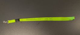Lanyard Schlüsselband Kantonspolizei Thurgau Neongrün