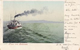 Gruss vom Bodensee (Romanshorn TG nach Rorschach SG) 1900