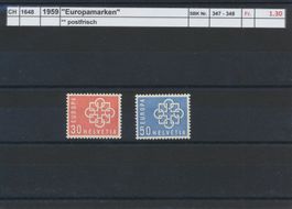 1959 Europamarken, ** postfrisch