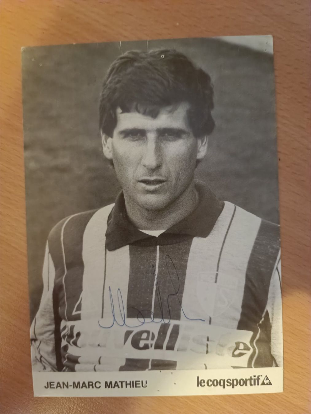Autografi: Jean-Marc Mathieu - 80er Jahre - handsigniert – Usato da Menziken venduto da Artographs