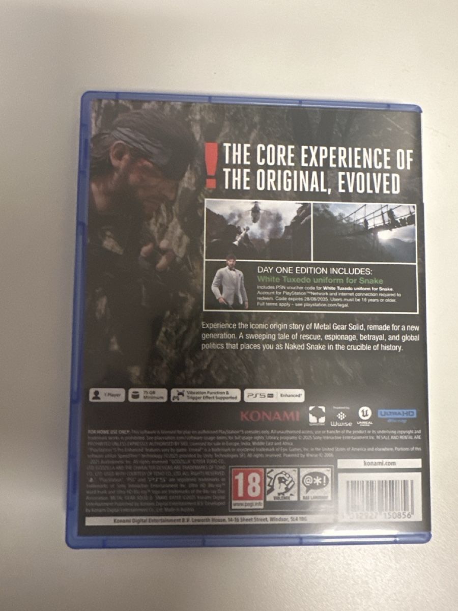 Giochi: Metal Gear Solid Delta: Snake Eater - PS5 Day One Edition – Usato da Solothurn venduto da OliX03 1