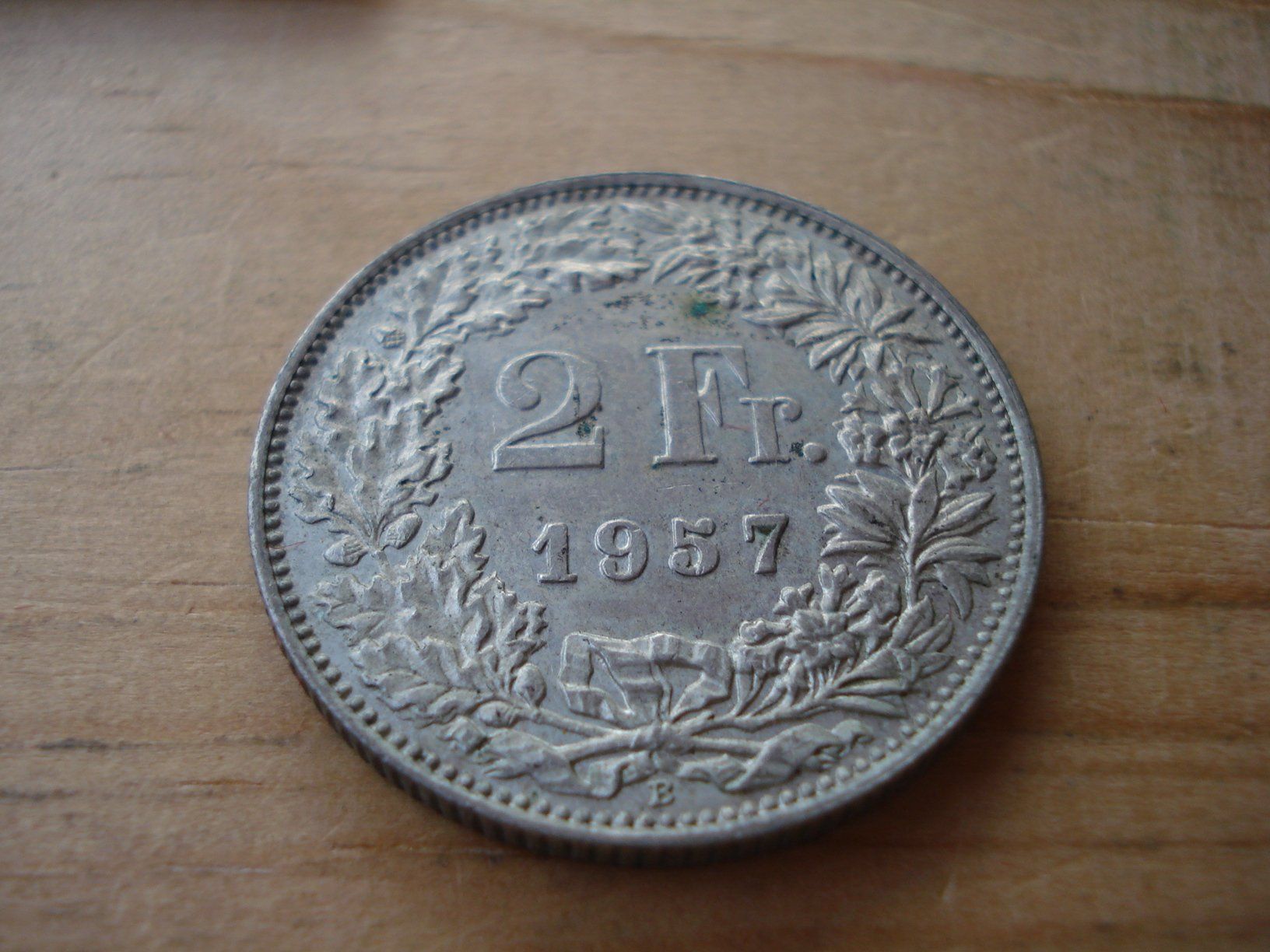 Tutti le monete: (D2) 2 Franken 1957 – Usato da Erlach venduto da Net-Coins