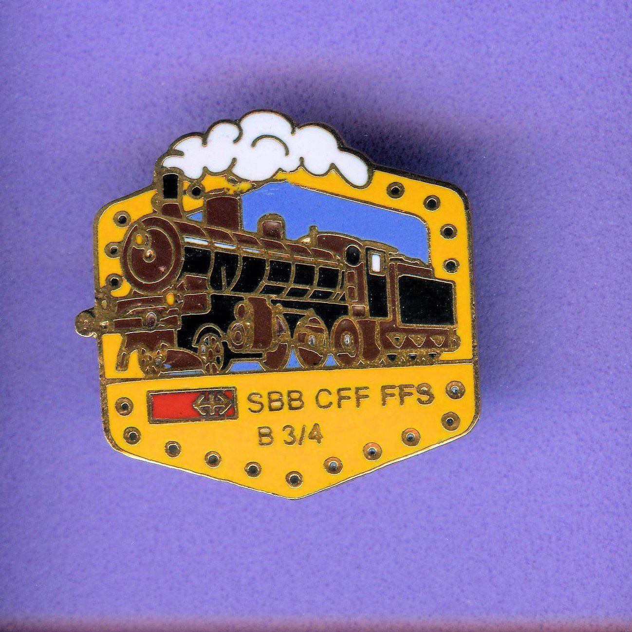 SBB/CFF/FFS Placchette & Badge: SBB CFF FFS  B 3/4 – Usato da Winterthur venduto da Sammleroase