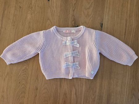 Rosa Jacke Mädchen Gr. 3-6 Monate, 100% Baumwolle, neuwertig