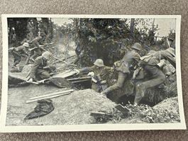 Fotodruck 6x9cm Doppelschlacht Aisne und  Champagne 1917