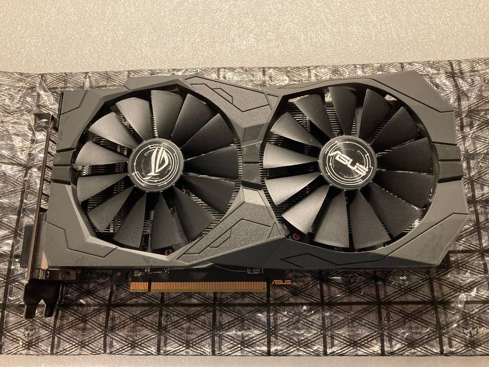 ASUS ROG STRIX RX 570 GAMING OC Grafikkarte mit 4GB (Gebraucht) in ...