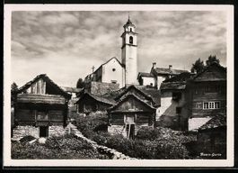 AK Bosco-Gurin, Blick auf die Kirche
