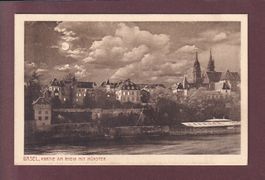 BASEL - Partie mit Münster - Mondschein