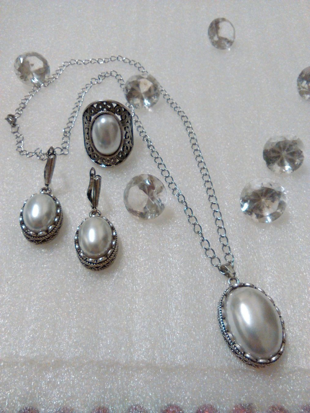 Ketten: SET MODESCHMUCK MIT PERLEN – Neu (gemäss Beschreibung) aus Basel von bijoutrie_4