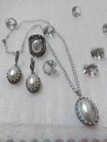 SET MODESCHMUCK MIT PERLEN