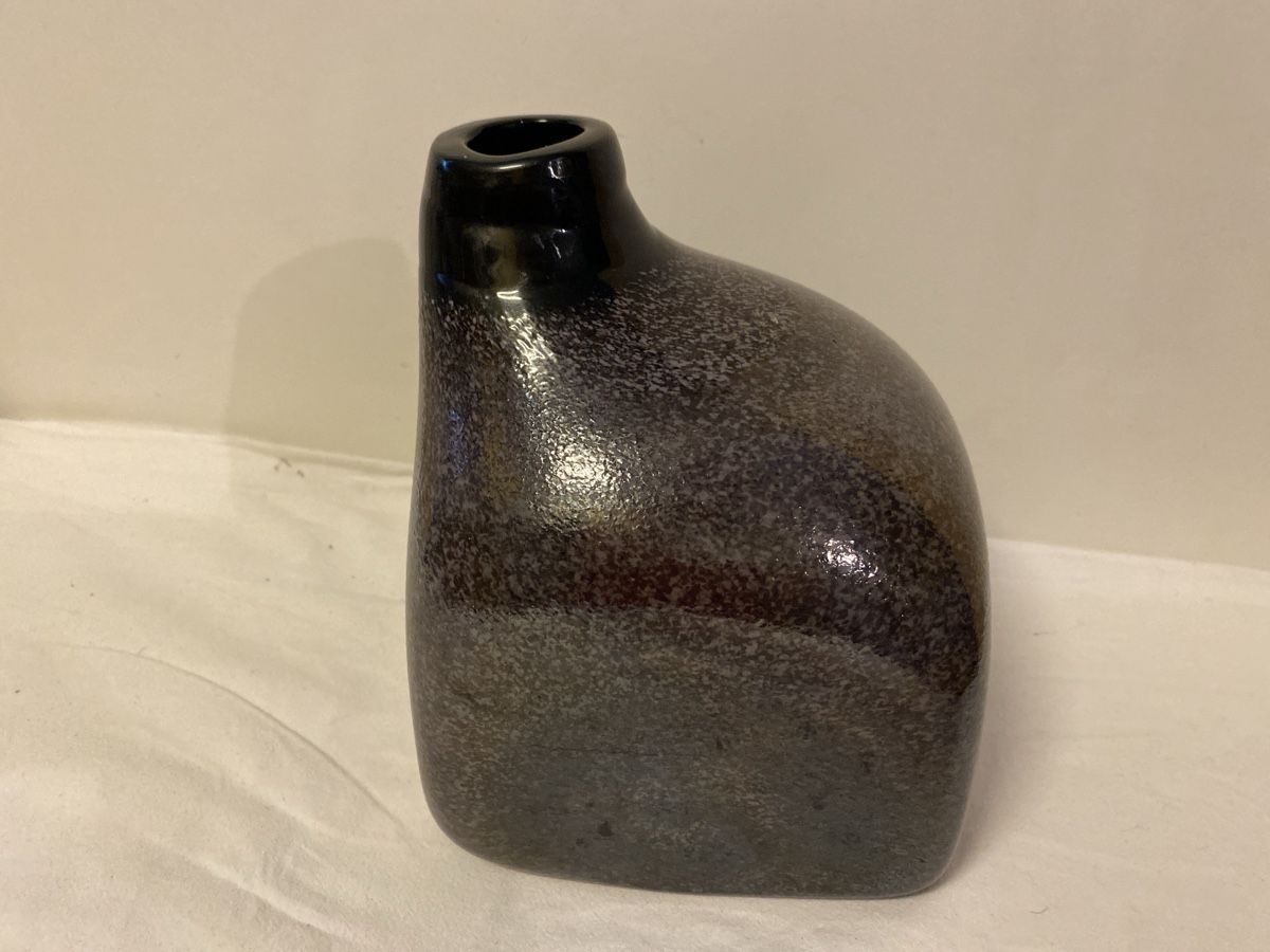 Vasi & Recipienti: Moderne Glas Vase, Unikat, schwarz Violett . – Usato da sursee venduto da trilli-tralli 6