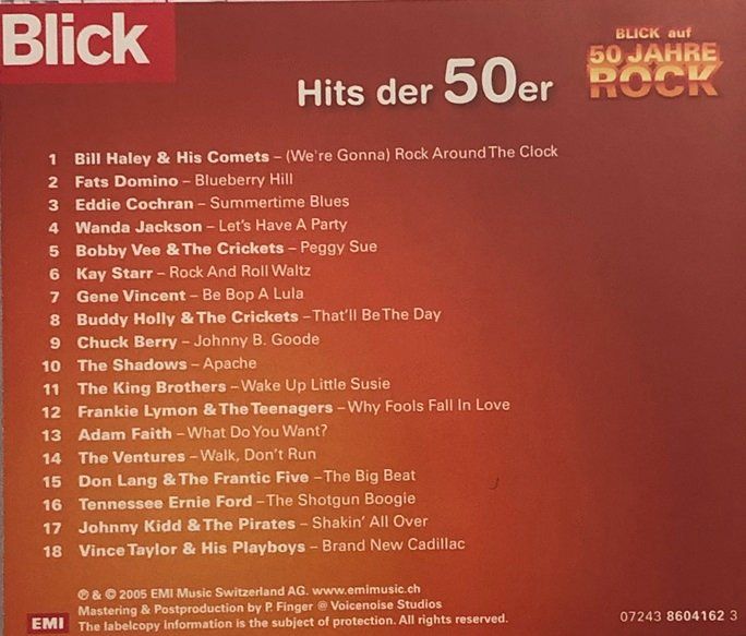 CD: 50 Jahre Rock - Hits der 50er – Usato da Grüningen venduto da azulverde 1