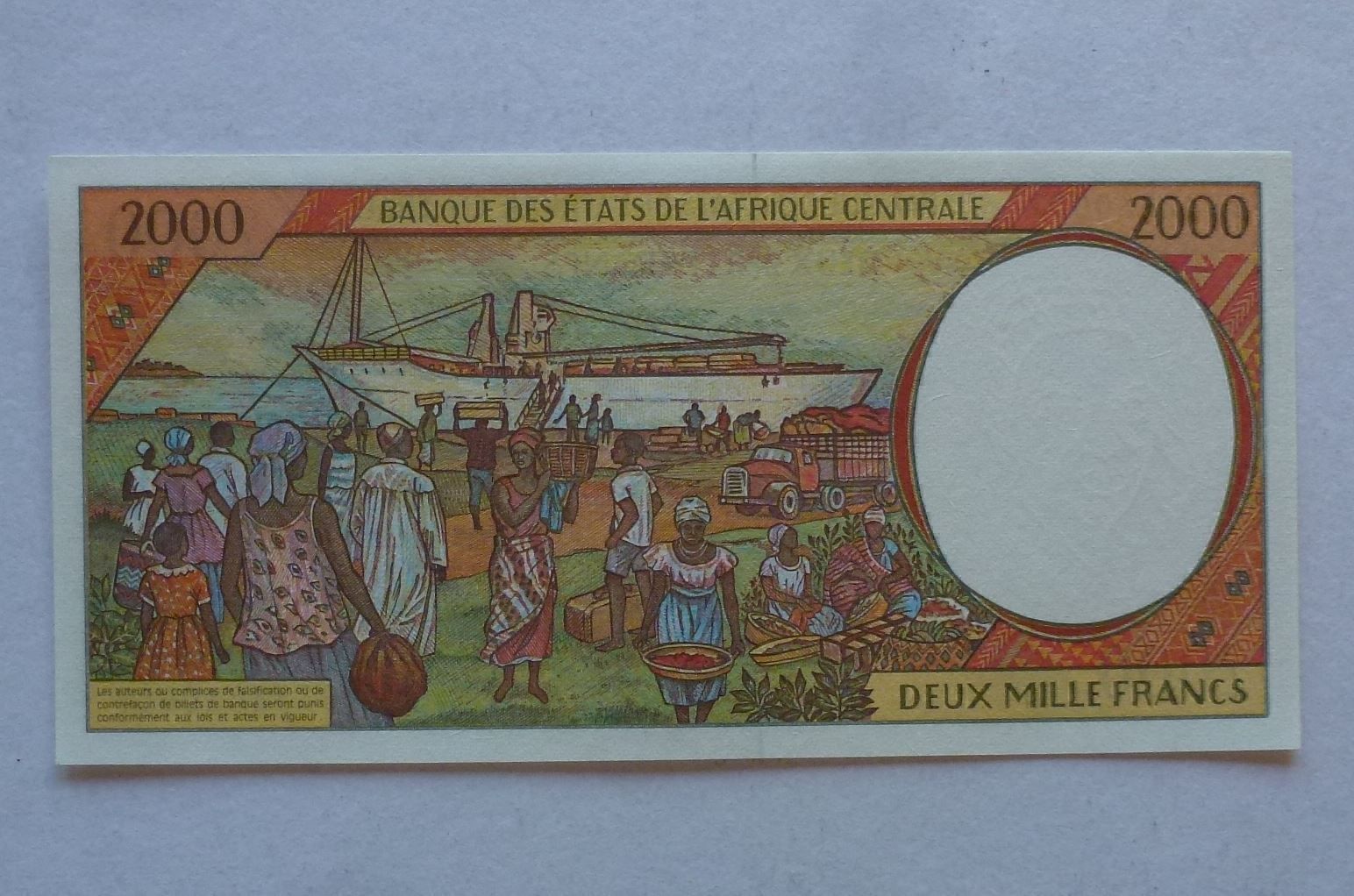 Banconote: Äquatorialguinea, 2000.- Francs o. Jahr – Nuovo (secondo la descrizione) da Walkringen venduto da Casablanca777 1