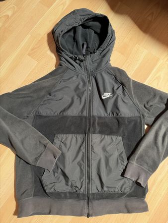 Veste à capuche Nike noire en polaire, taille M