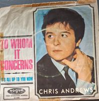 Vinyl Single Chris Andrews - To Whom It Concerns
