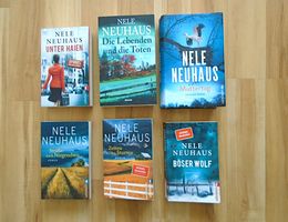 6x Nele NEUHAUS: Unter Haien, Muttertag, Wolf etc/ Krimi Set