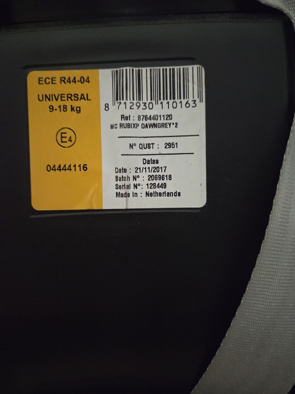 Maxi-Cosi Seggiolini per auto: Maxi Cosi  Autositz, 9-18kg, Grau, gebraucht – Usato da Trasadingen venduto da sar_66tj 2