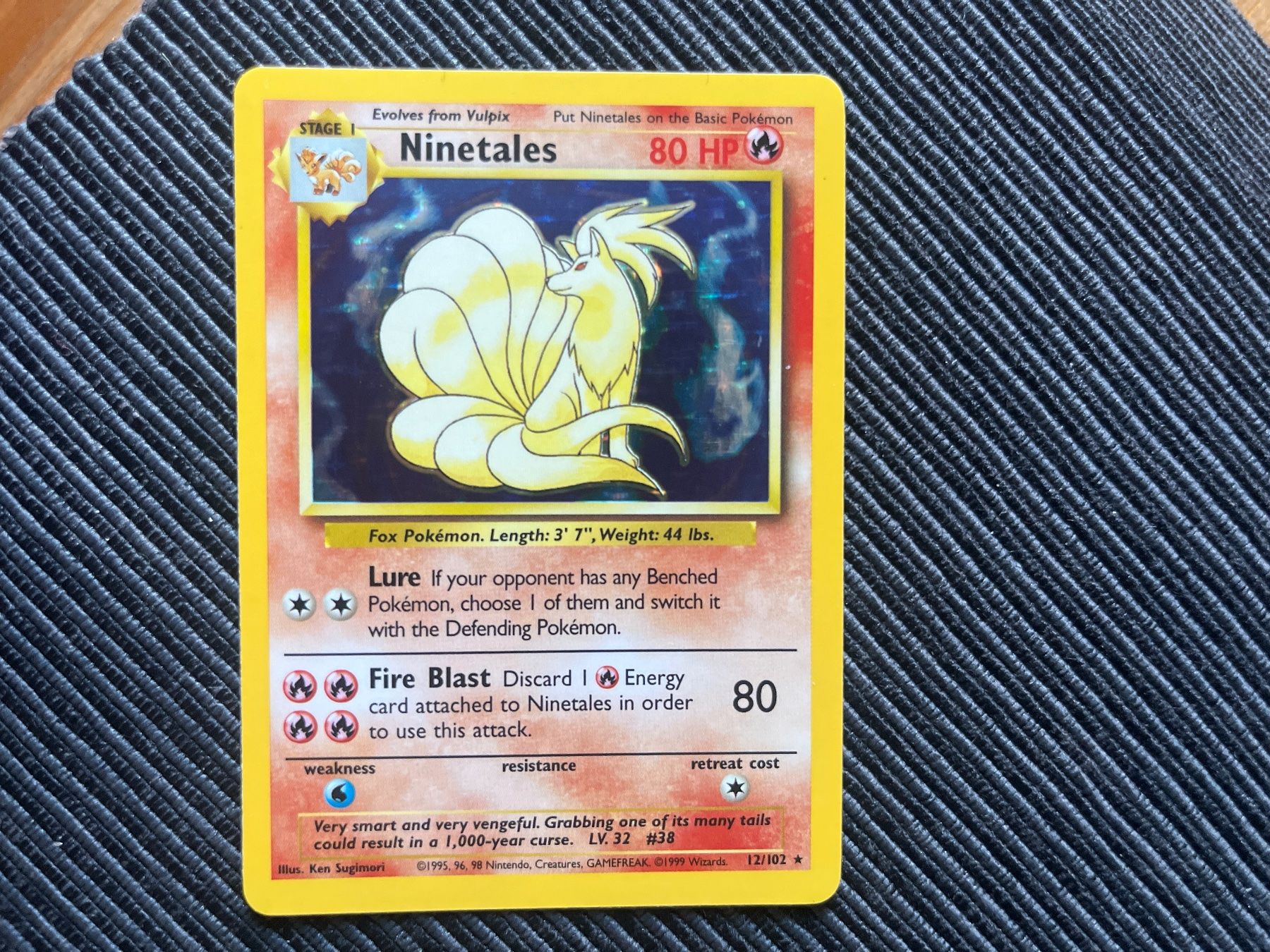 Pokémon Carte collezionabili: Pokemon Ninetales holo Base Set englisch – Usato da Wabern venduto da Collectfun