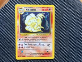 Pokemon Ninetales holo Base Set englisch