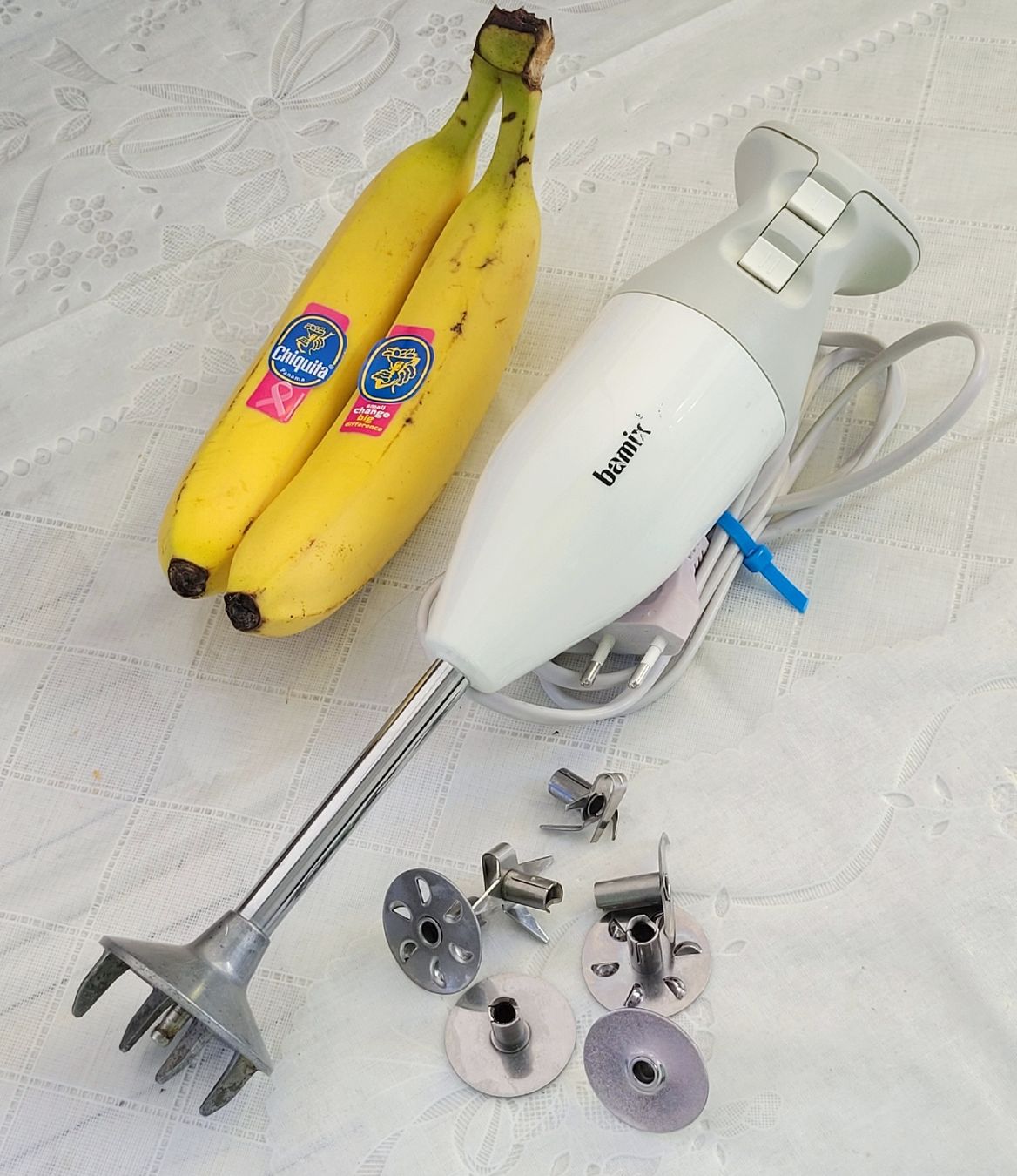 Bamix Elettrodomestici da cucina: Prima Bamix Stabmixer mit 7 Aufsätzen  – Usato da Buttikon SZ venduto da Corendo
