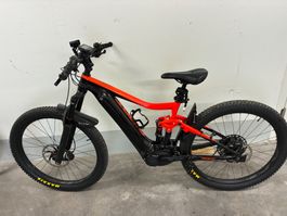 E-Bike Giant Fully Mountainbike schwarz rot gebraucht