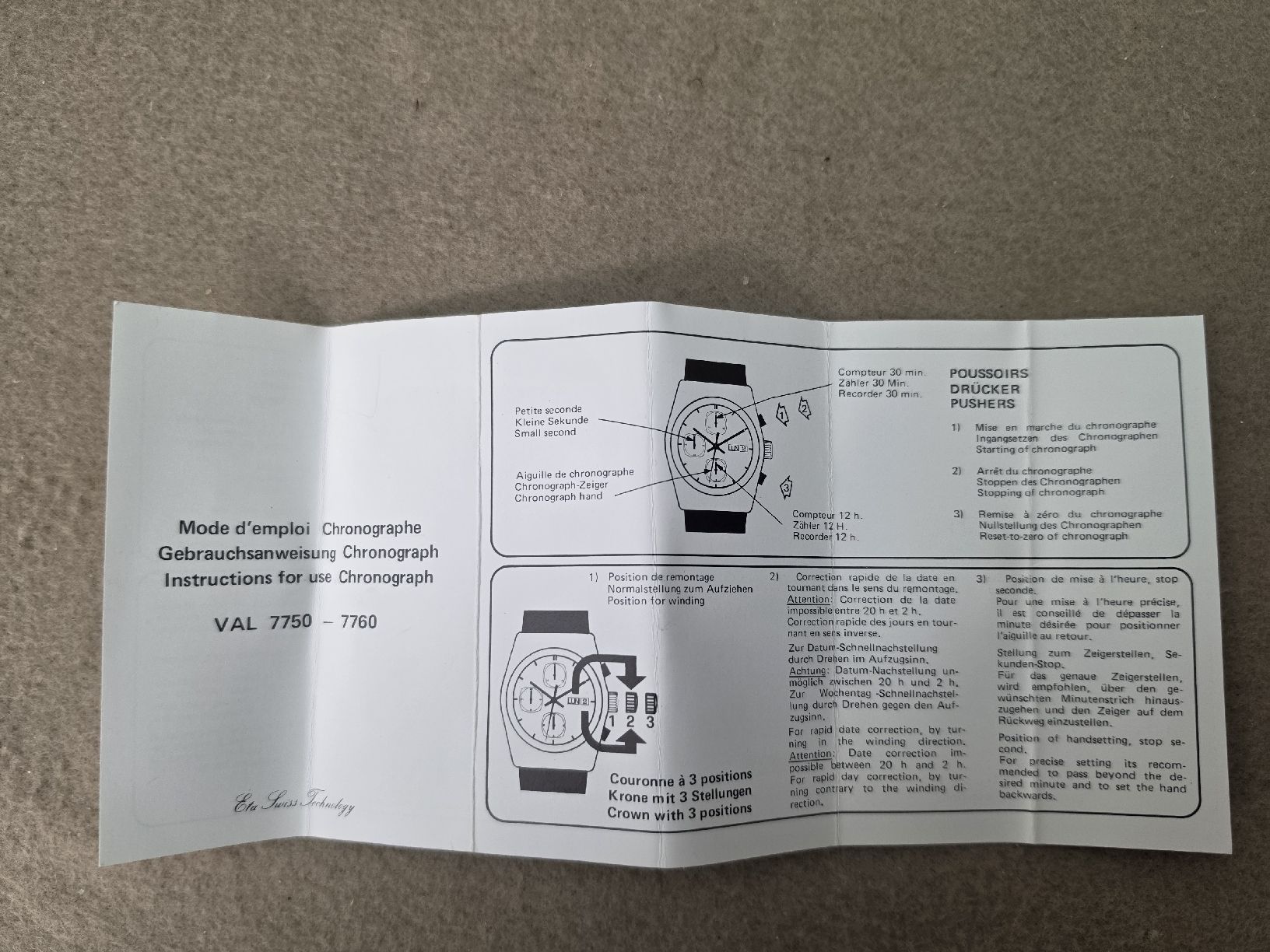 Orologi: Jaguar Chronograph Automatic ETA 7750 – Usato da Meikirch venduto da Bach24 5
