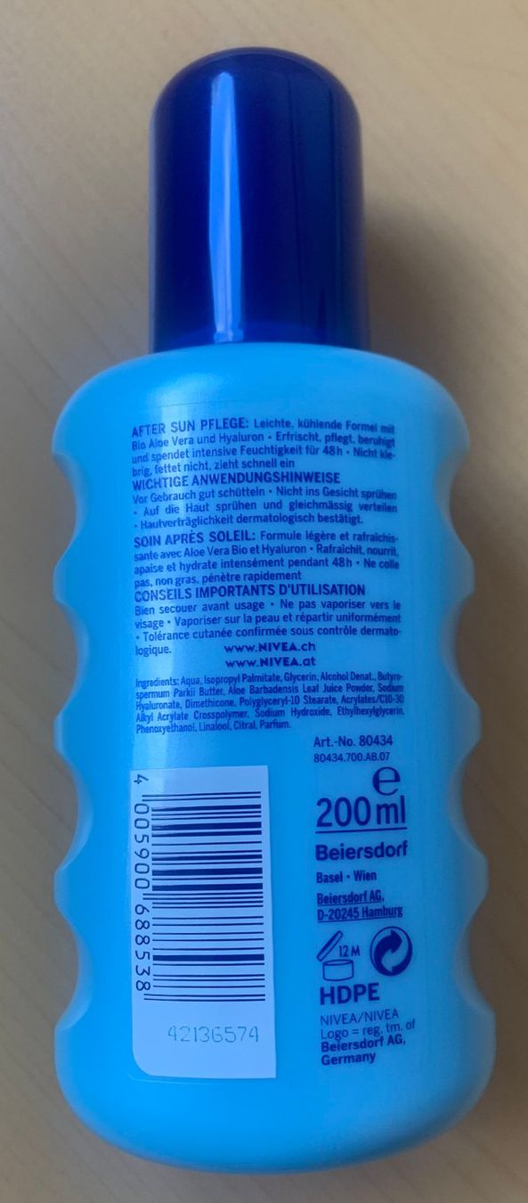 Nivea Sonnenschutz: NIVEA SUN - After Sun Moisture - 200 ml - NEW – Neu und originalverpackt aus Le Noirmont von bouboun21 1
