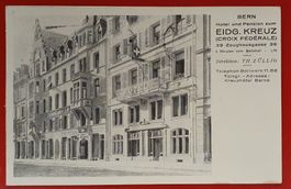 BERN Hotel & Pension z. Eidg. Kreuz 1928