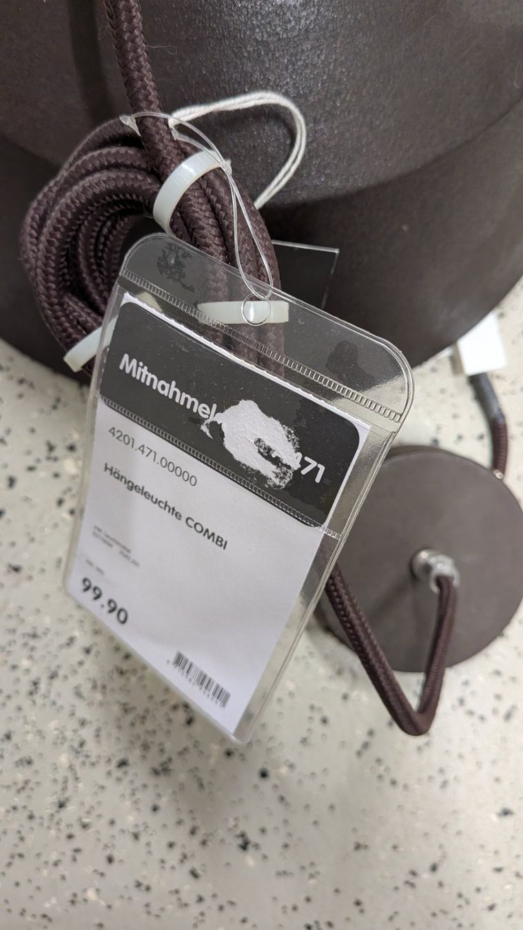Lampadari & plafoniere: Hängeleuchte Metall braun – Nuovo e nell'imballaggio originale da Salez venduto da EMERCARO 7