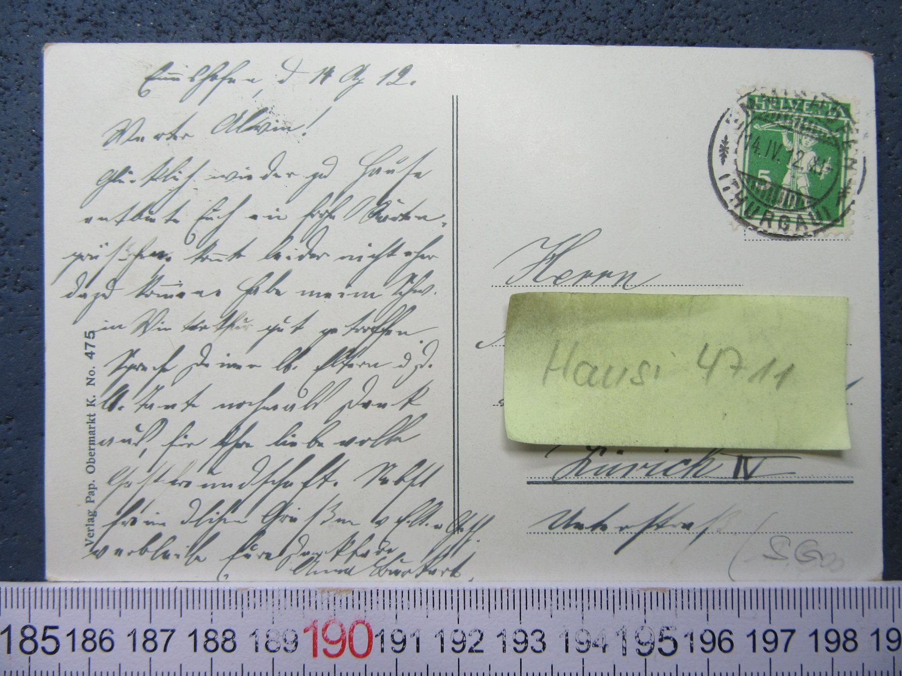 Cartoline postali: KONSTANZ MÜNSTER 1912 AK SG – Usato da Ettingen venduto da Hausi4711 1