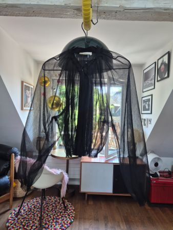 LANVIN for H&M 2010 Black Sheer Tulle Blouse Top – Rare