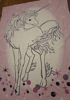 Bettwäsche / Bettanzug mit Einhorn von Lehner Versand