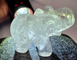 Bergkristall Elefant 🐘🤍138g