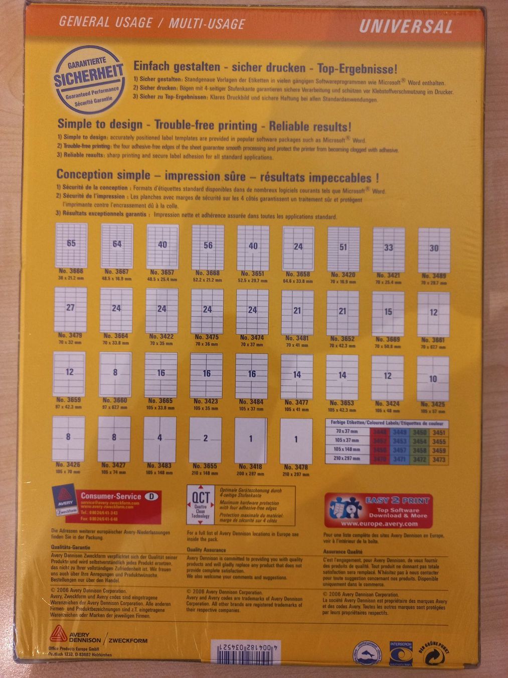 Avery Zweckform Sticker: Etiketten rot – Nuovo e nell'imballaggio originale da Rüthi (Rheintal) venduto da topseller2026 1
