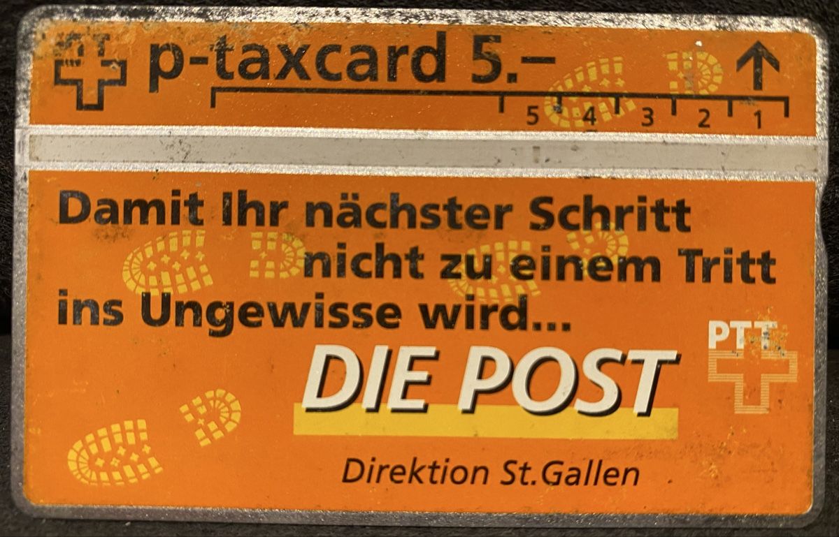 Telefon- & Taxkarten: P-Taxcard – Gebraucht aus Lausanne von babacard10