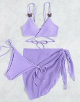 Shein Lila Bikini Set, Grösse L, nie getragen!