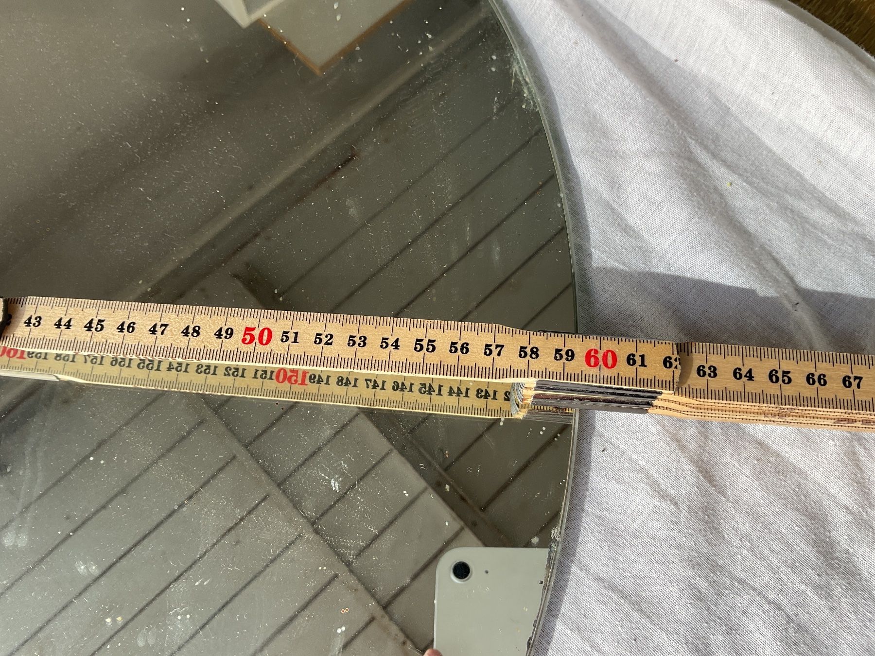 Spiegel: Spiegel rund 60cm Durchmesser – Gebraucht aus Uster von Hotelliquidation 1