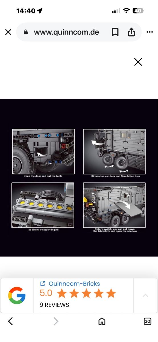 Technics Kit di costruzioni: TGL RV Off-Road 8x8 ab 69.- – Usato da Sennwald venduto da HARO-Import 4