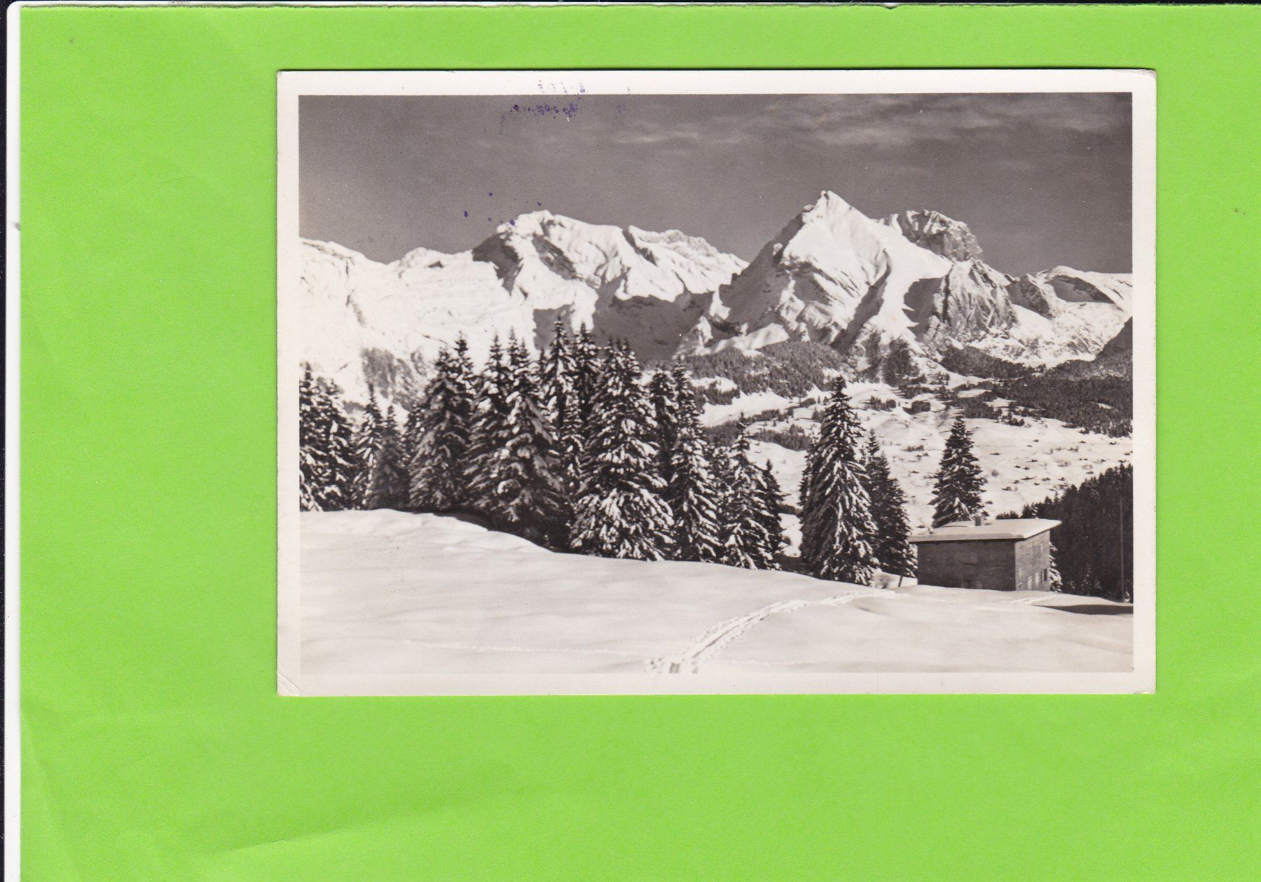 Cartoline postali: Skihaus Herrenwald, Unterwasser – Usato da St. Peterzell venduto da neckertal