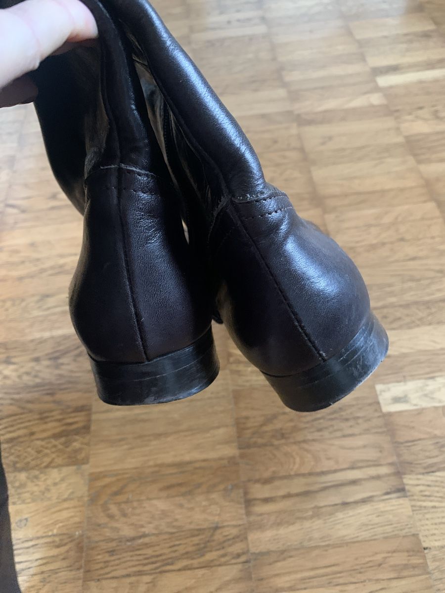 Scarpe da donna: Navy boot leder stiefel overknee – Usato da Zürich venduto da Nikuska32 3
