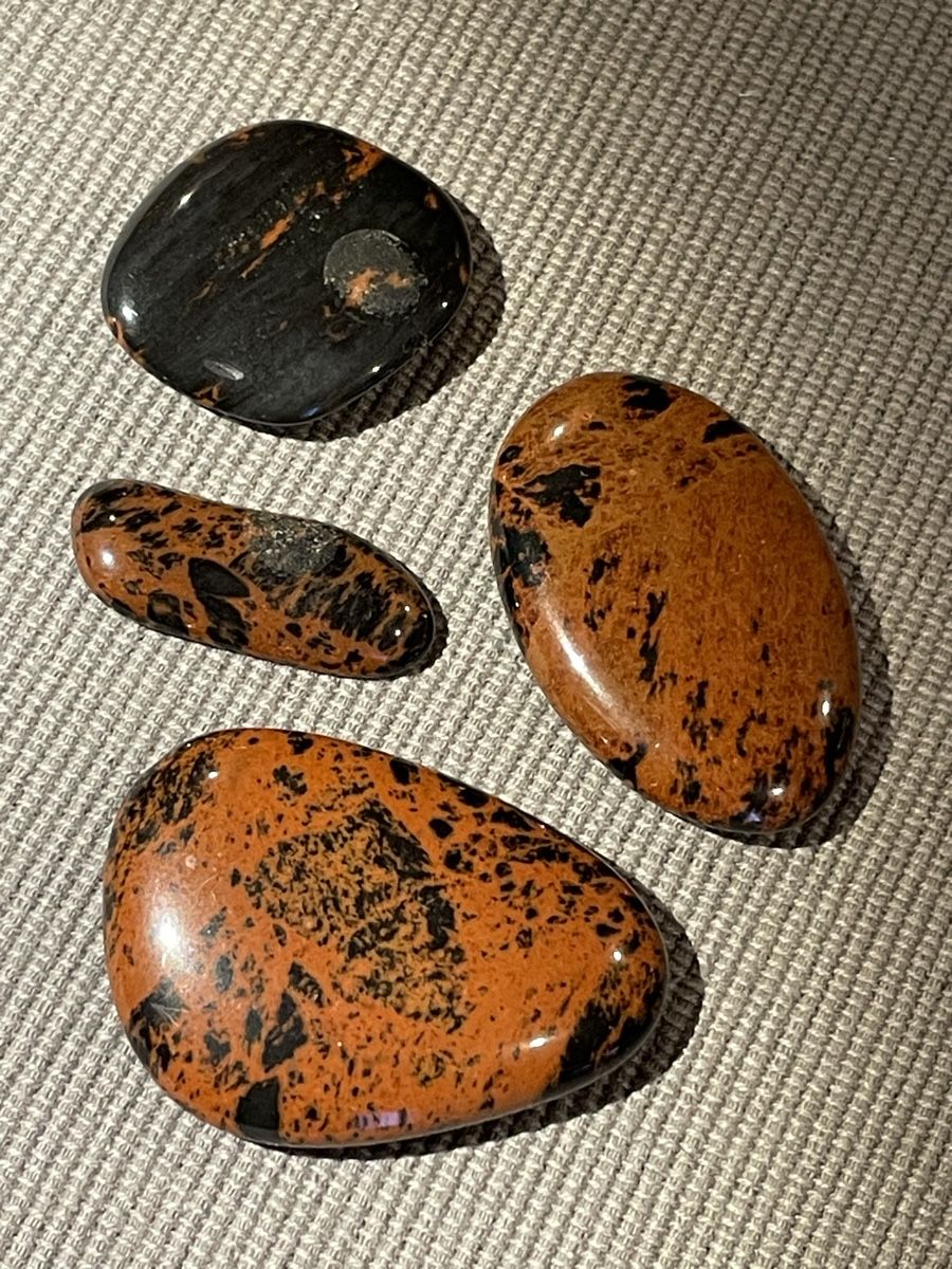 Minerali & Pietre curative: Mahagoni Obsidian Set / Heilstein – Nuovo (secondo la descrizione) da Rümlang venduto da euqinom16 1