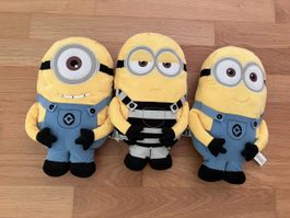 3 Minions Plüschfiguren Despicable Me 3 guter Zustand