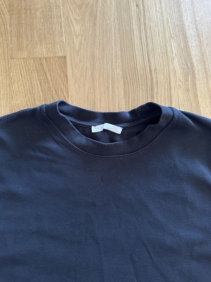 T-shirt: Zara T-Shirt Schwarz, Grösse L – Usato da Lufingen venduto da ott_r59k 1