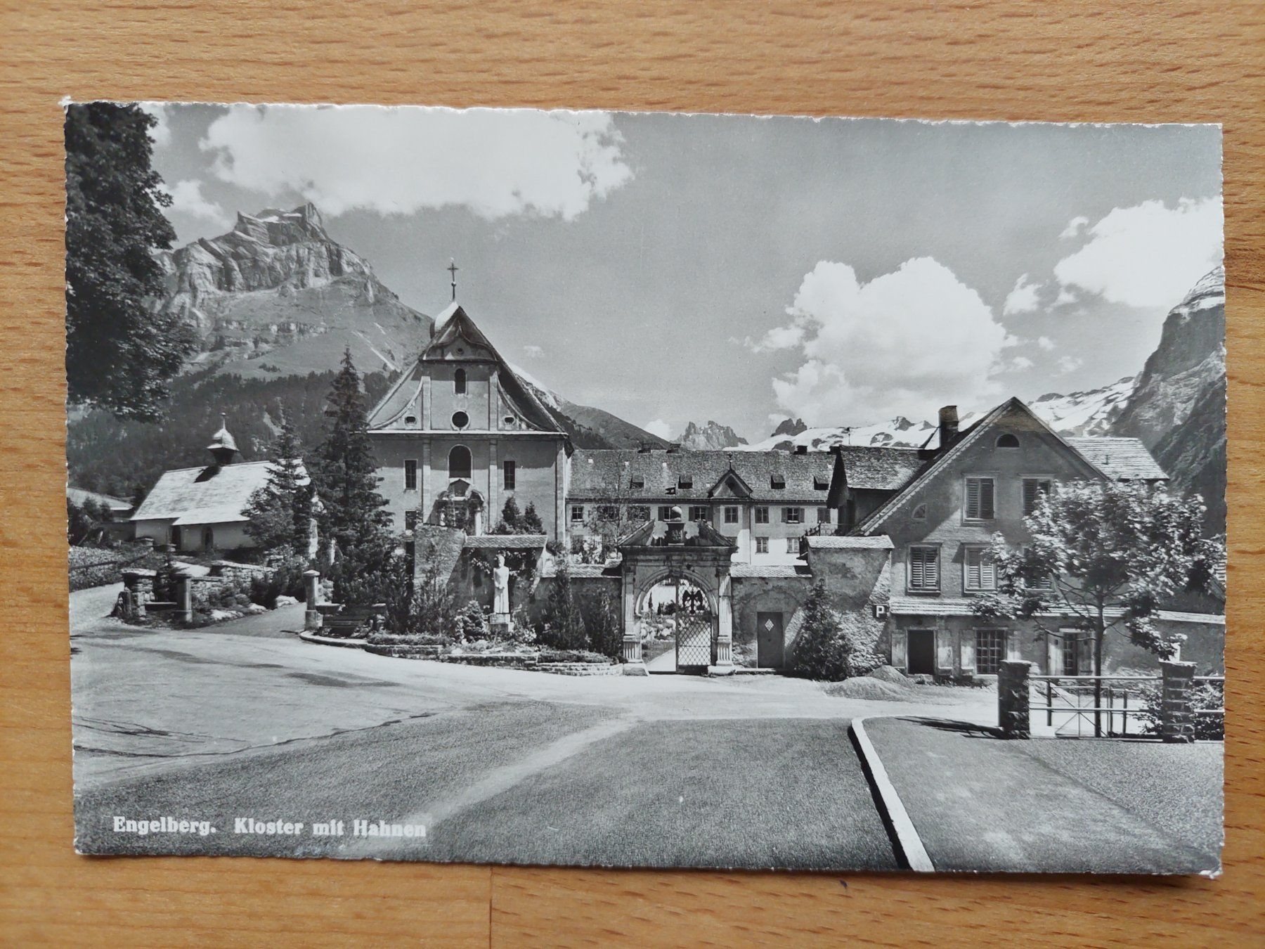 Ansichtskarten: AK Engelberg Kloster mit Hahnen – Gebraucht aus Obfelden von Foto_Bild_Kunst_Buch