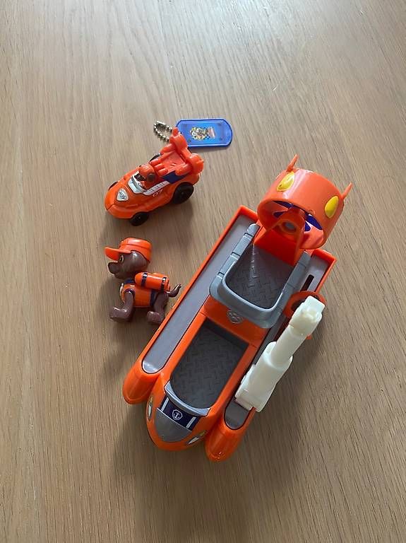 Giocattoli: Paw Patrol Zuma Boot mit Kran – Usato da Horgen venduto da nasten 1
